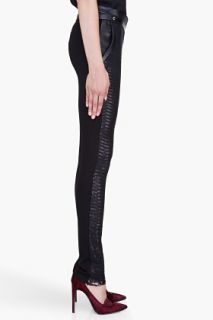 Denis Gagnon Black Silk Sequin Pants for women