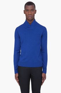 Billtornade Blue Wool Joris Turtleneck for men