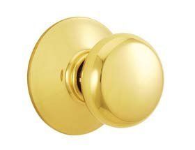 Schlage A53PD PLY 605 Plymouth Entry Knob, Polished Brass  