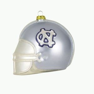 North Carolina Tar Heels NCAA Glass Football Helmet