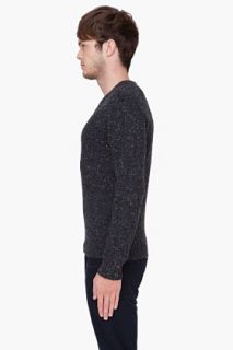 Theory Charcoal Malthus V Colossus Sweater for men