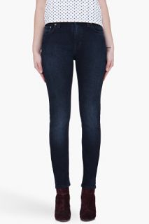 Nudie Jeans Black Lead High Kai Organic Jeans for women