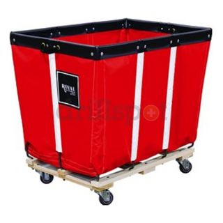 Royal Basket Trucks Inc R04RDPMC 18W x 26L x 24H 4BU Red Vinyl