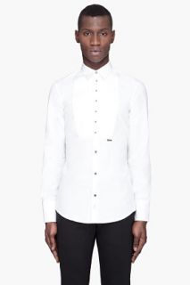 Dsquared2 White Slim Fit Chic Polin Shirt for men