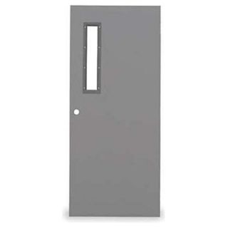 Ceco CHMD x NL26 68 x CYL CU 16ga Narrow Light Steel Door, 80x30 In, 16 ga