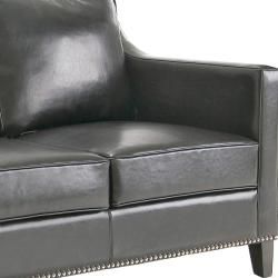 Diesel Black Leather Sofa and Chair