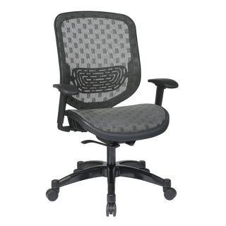 Office Star Charcoal DuraFlex with Flow thru Technology Back and Seat