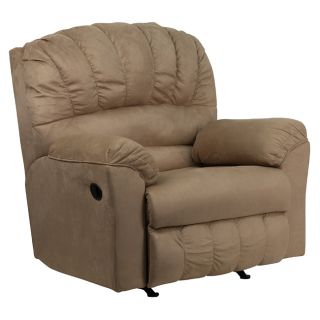 Contemporary Padded Saddle Microfiber Rocker Recliner Today $457.99