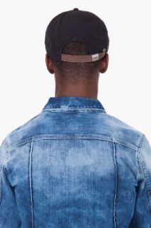 Diesel Black Carbonel Hat for men