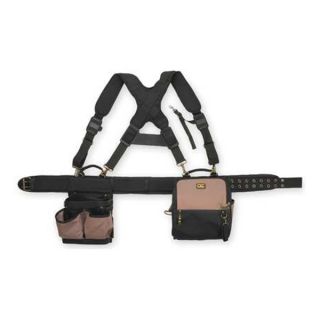 Clc 1608 Tool Pouch w/Suspenders, 28 Pocket, 55 W