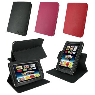 rooCASE Dual View Leather Folio Case Cover for Nook Color/ Tablet