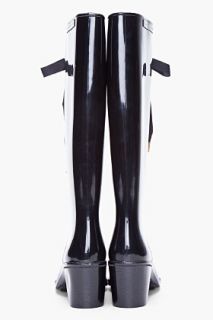 Marc By Marc Jacobs Black High Heeled Rain Boots for women