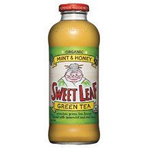 Sweet Leaf Tea Organic Green Mint & Honey Tea Bottle ( 12x16 OZ