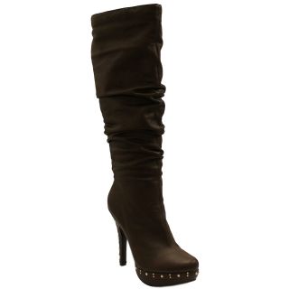 Fahrenheit Womens Opera Brown Studded Boots Today $51.99