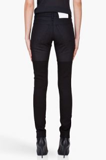 Surface To Air Skinny Black Horizontal V1 Jeans for women