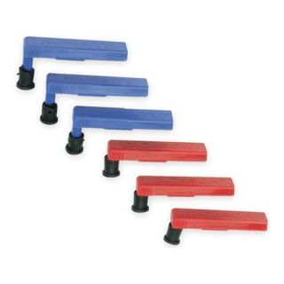 Dickson P246 Replacement Pen Kit, 3 Red, 3 Blue