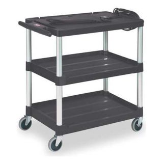 Rubbermaid FG9T2800BLA Cart, 33Hx32 3/4W, Black