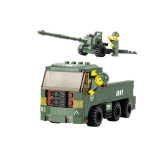 com Star Diamond Block set Howitzer & Tractor   221 Pcs Toys & Games