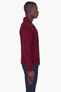 Diesel Burgundy K nani Cardigan for men