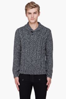 Rag & Bone Charcoal Wool Buxton Sweater for men