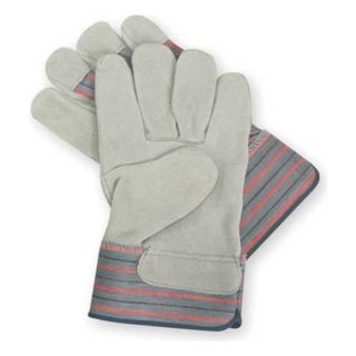 Condor 3ZL53 Leather Gloves, Single Palm, L, PR