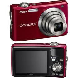 Nikon Coolpix S630 12MP Red Digital Camera (Refurbished)