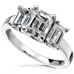 14k Gold 2 1/2 ct TDW Diamond Engagement Ring (I J, VS1)