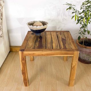 Farmed Teak Tung Oil Finished Inlay End Table (Thailand) Today $93.99