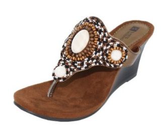  White Mountain Merle Womens Sandal, Bronze   10 M Shoes
