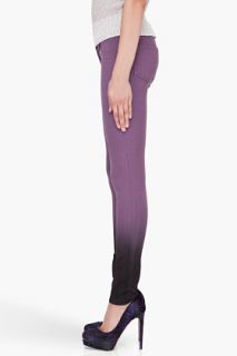 Rag & Bone Purple Ombré stretch Skinny Jeans for women