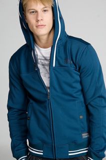 G Star  Nova Hooded Space Blue Zip Up for men