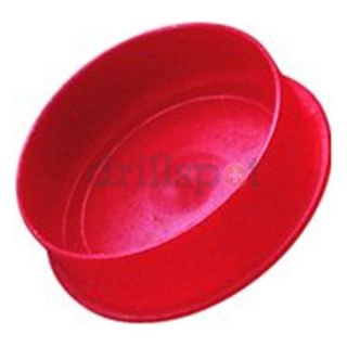 103301HB 1.340 x 1.59 x 0.56 Red LDPE EC 22 Thread Protection Cap