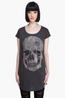 Haute Hippie Vintage Jersey Skull T shirt for women