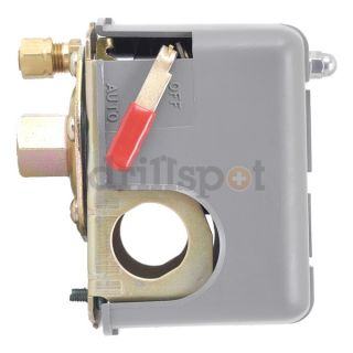 Square D 9013FHG12J52M1X PressureSwitch, 95 125PSI, 1Port, Unload, Sw