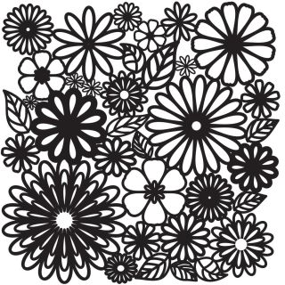 Crafters Workshop Templates 12X12 Flower Frenzy Today $8.59
