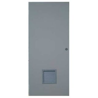 Ceco CHMDL 30 70  12x12 Vent ST Steel Door with Louvers, 84x36 In