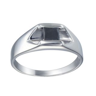 Sterling Silver 3/4ct TDW Mens Black Diamond Ring Today $160.99