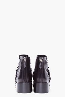 Givenchy Black Multi Band Boots for women