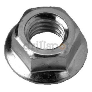 DrillSpot 37333 #8 32 Zinc Finish Case Hardened Serrated Flange Nut