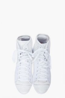 Y 3 White High Plimsoll Sneakers for women