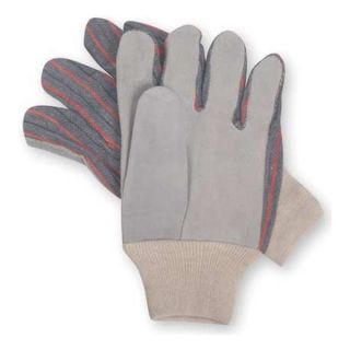 Condor 3ZL54 Leather Gloves, Knit Wrist, L, PR