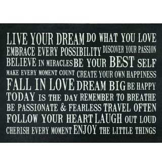 Live Your Dream Cushion Mat (22 x 30)
