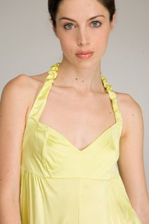 Diesel Smilz Lime yellow Dress  for women