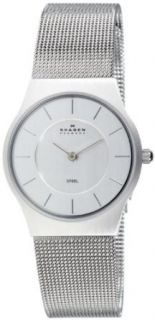Skagen Womens 233SSS Silver Tone Mesh Watch Watches