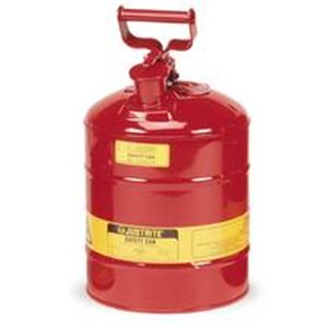Justrite 10701 Type I Safety Can, 3 gal., Red, 16 1/8In H