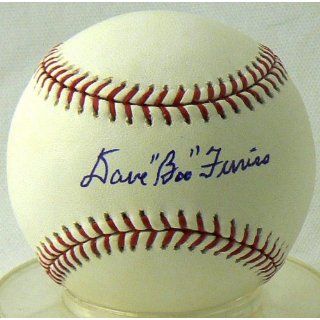Dave Boo Ferriss Autographed Ball 
