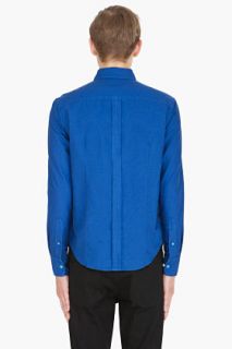 Band Of Outsiders Blue Oxford Button Down Shirt for men