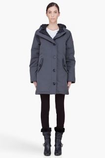 Canada Goose Charcoal Hooded Camrose Parka for women