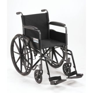 Silver Sport 1 Wheelchair with Full Arms and Removable Footrest Today