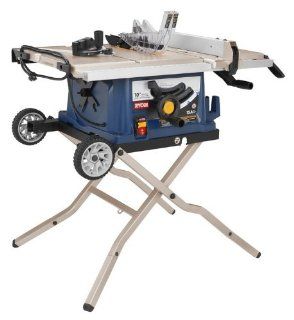 Factory Reconditioned Ryobi ZRRTS30 10 in Table Saw with Wheeled Stand